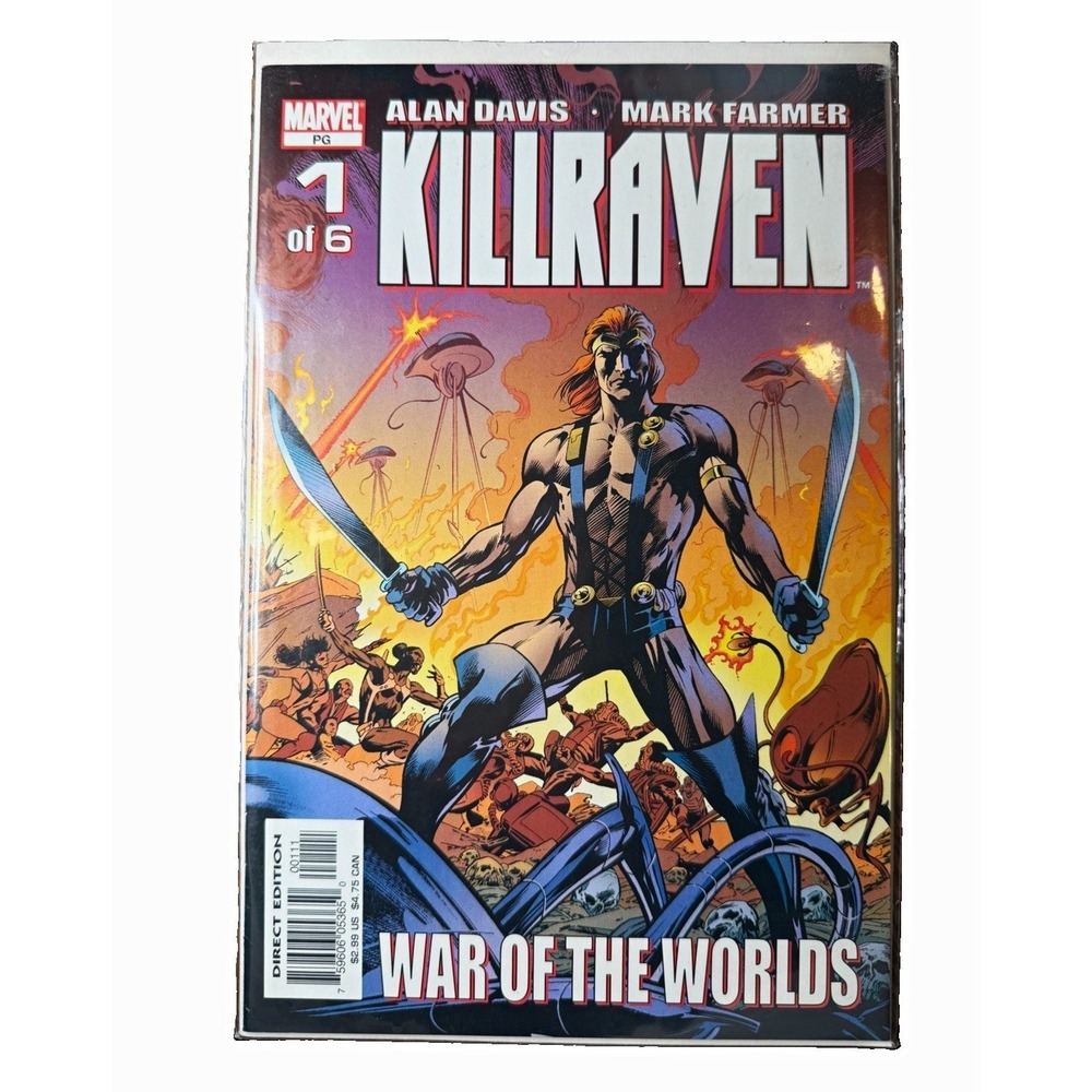 Marvel Killraven War of the Worlds #1 Direct Edition Alan Davis Mark Farmer